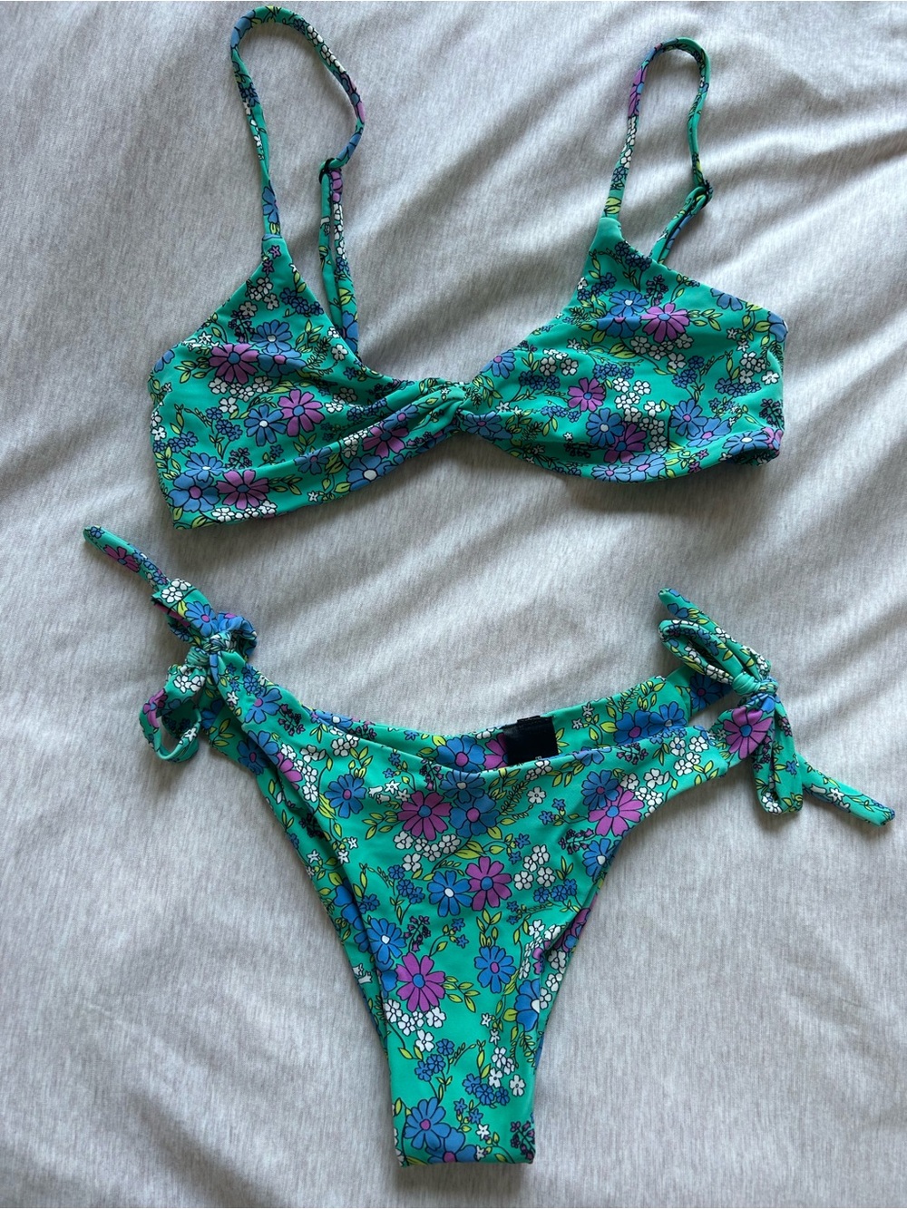 Blackbough Swim Teal Floral Bikini set
